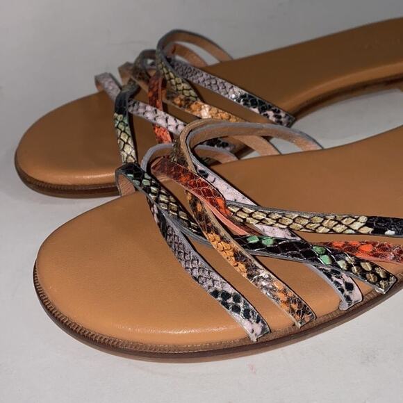 Madewell the tracie criss cross slide sandal - Picture 3 of 7